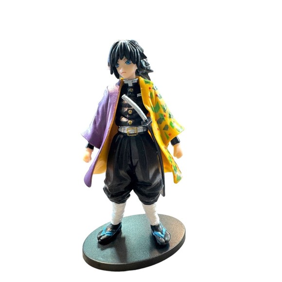 Giyu Tomioka Figure Demon Statue Anime Slayer Figurine 6" Toy Slayer Water Hashi - Picture 1 of 8